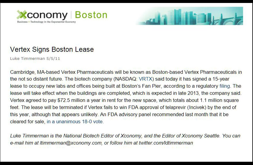 Vertex Signs Boston Lease